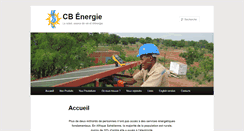 Desktop Screenshot of cb-energie.com