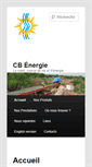Mobile Screenshot of cb-energie.com
